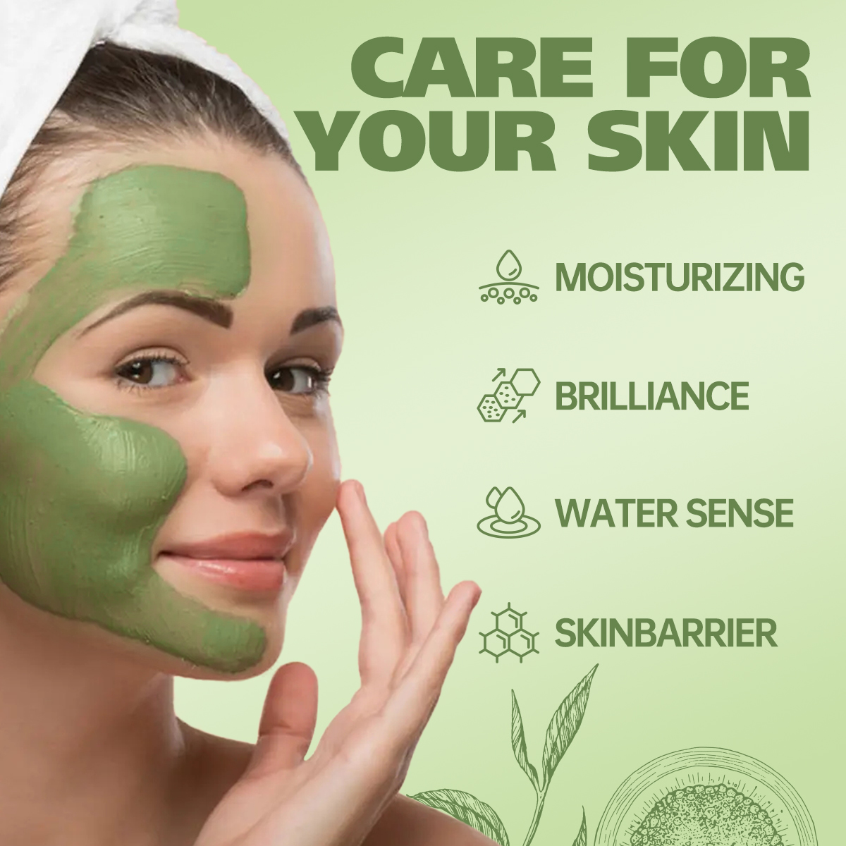 Matcha Deep Cleansing Mask Cla - Mud Mask Kaolin 评论和价格