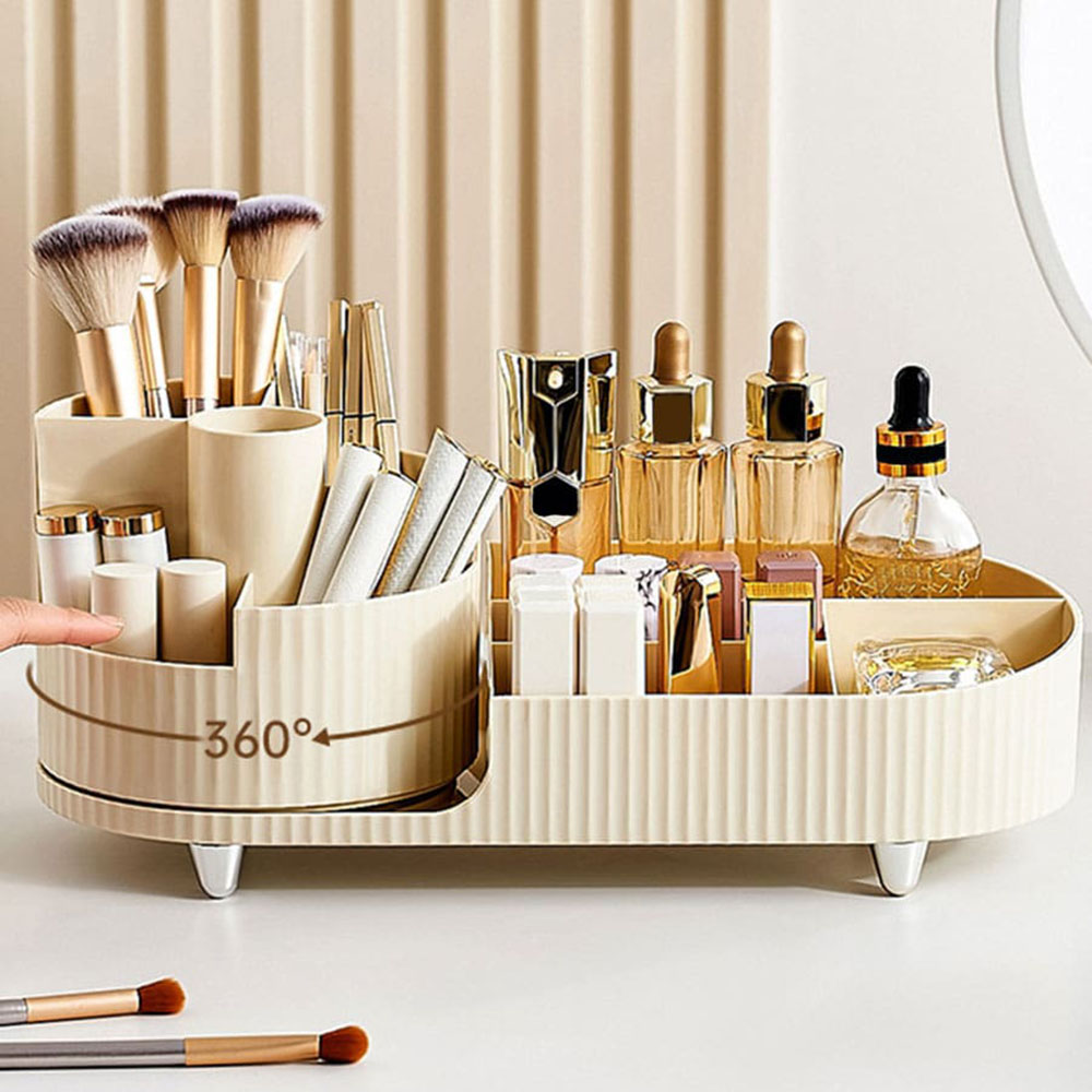 360° Rotatable Makeup Storage  - Skincare B Erl 评论和价格